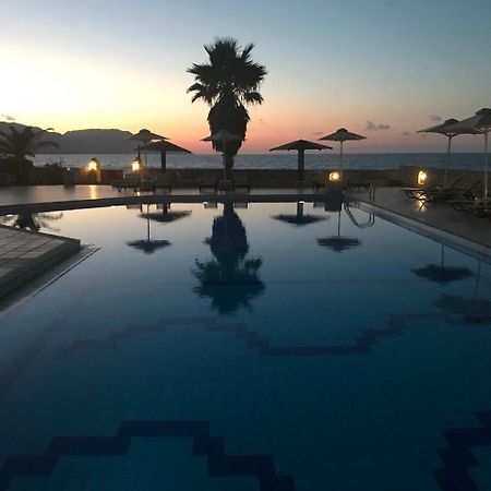 Aquamar Beach Otel Kournás Dış mekan fotoğraf