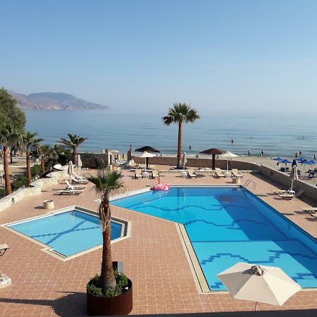 Aquamar Beach Otel Kournás Dış mekan fotoğraf