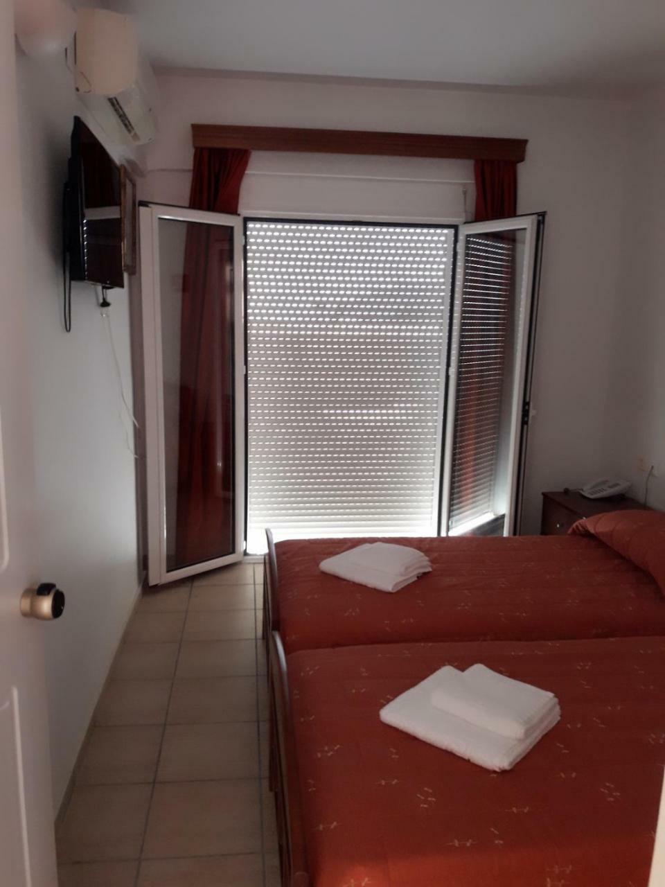 Aquamar Beach Otel Kournás Dış mekan fotoğraf