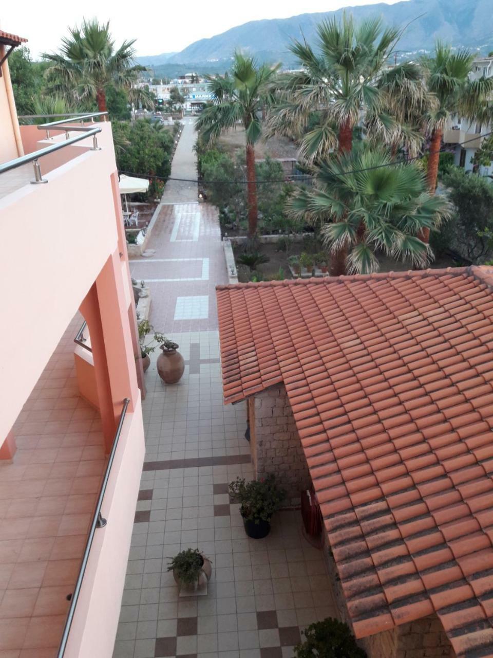 Aquamar Beach Otel Kournás Dış mekan fotoğraf