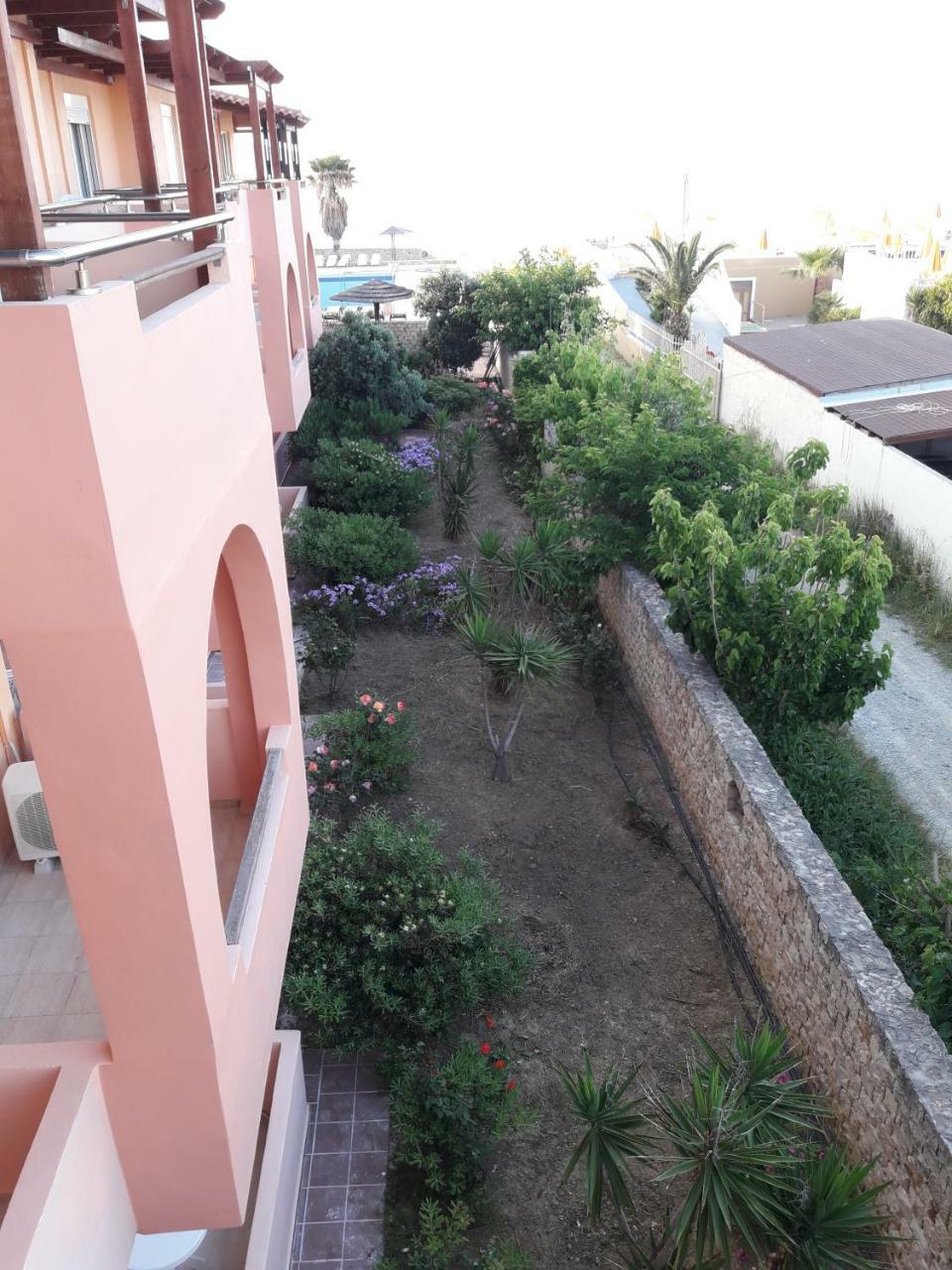 Aquamar Beach Otel Kournás Dış mekan fotoğraf